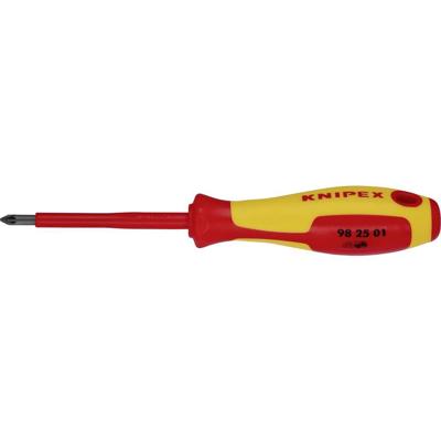 Knipex 98 25 01 VDE Kruiskop schroevendraaier PZ 1 Koplengte: 80 mm DIN EN 60900 Knipex 98 25 01 VDE Kruiskop schroevendraaier PZ 1 Koplengte: 80 mm DIN EN 60900