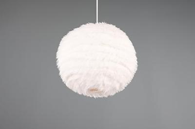 Trio Stoffen hanglampFurry crème Ø 50cm - R31581901