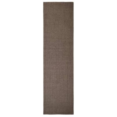 VidaXL Vloerkleed 80x300 cm natuurlijk sisal bruin