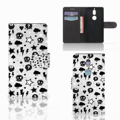 Telefoonhoesje met Naam Nokia 7 Silver Punk Telefoonhoesje met Naam Nokia 7 Silver Punk