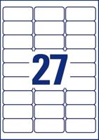 Avery-Zweckform L4784-20 Naametiketten 63.5 x 29.6 mm Acetaatzijde Wit 540 stuk(s) Weer verwijderbaar Laser (kleur), Laser (zwart/wit), Handschriften - thumbnail