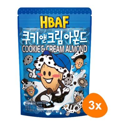 HBAF - Cookie & Cream Almond - 3x 120g