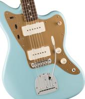 Fender Vintera II 50s Jazzmaster RW Sonic Blue elektrische gitaar met deluxe gigbag - thumbnail