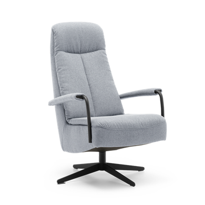 Draaifauteuil C-104 Lichtblauw Stof