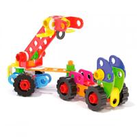 Quercetti tecno jumbo met opbergbox, 84dlg. - thumbnail