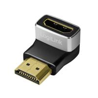 LogiLink AH0005A HDMI Adapter [1x HDMI-bus - 1x HDMI-stekker] Zwart-grijs - thumbnail