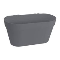 Elho Pot loft urban wall duo 28cm antraciet - thumbnail