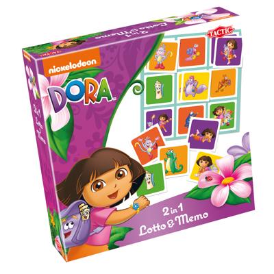 Dora 2 in 1 Lotto & Memo Dora 2 in 1 Lotto & Memo