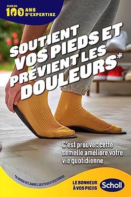 Scholl In-Balance Inlegzolen Peesplaatontsteking Maat L