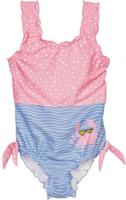 Playshoes badpak Krab Blauw Roze-134-140 - thumbnail
