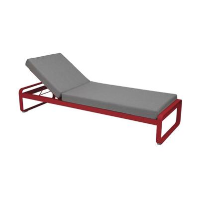 Fermob Bellevie Premium Sunlounger ligbed Chili