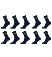 10-paar Werksokken heren - Worker - Goedekope werksokken - Multipack zwarte werksokken - thumbnail
