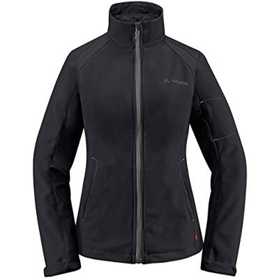 VAUDE dames softshell jas "victoria" softshell jacket size 36 black