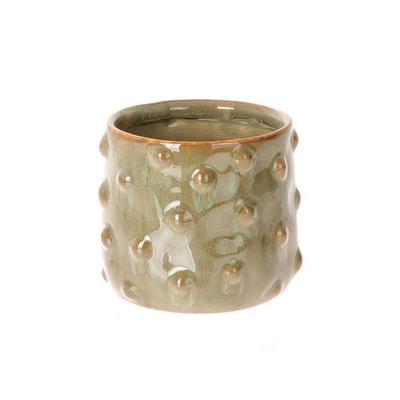 Bloempot Bozzola Ø11,5xh11cm olijfgroen Bloempot Bozzola Ø11,5xh11cm olijfgroen