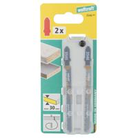 Wolfcraft Decoupeerzaagblad | HCS | L=100mm | T-Schaft | 2 stuks - 3546000 - thumbnail