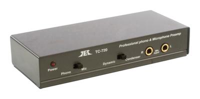 Compacte professionele voorversterker