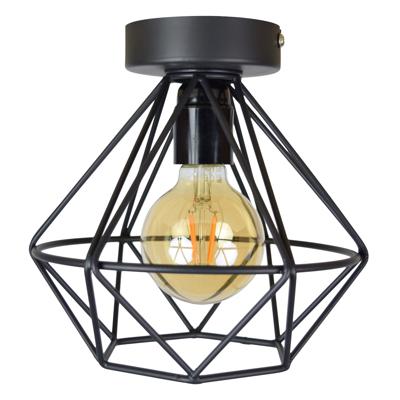 Urban Interiors plafondlamp 'Wire' Ø22cm, kleur Vintage Black Urban Interiors plafondlamp 'Wire' Ø22cm, kleur Vintage Black