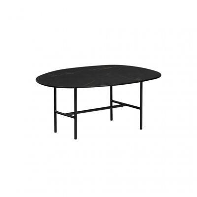 WOOOD Salontafel 'Vajen' Marmerlook, 80 x 60cm, kleur Zwart WOOOD Salontafel 'Vajen' Marmerlook, 80 x 60cm, kleur Zwart