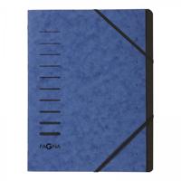 PAGNA 40058-02 1554277 Ordner Blauw DIN A4 Pressspankarton Aantal vakken: 7 - thumbnail