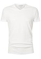 Slater Basic Fit T- Shirt V- Neck White Two Pack (art 7600) - thumbnail