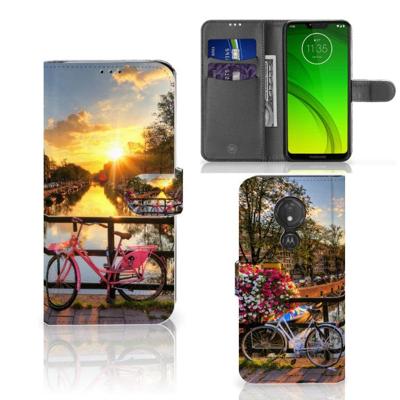 Motorola Moto G7 Power | Flip Cover | Amsterdamse Grachten | Portemonnee hoesje