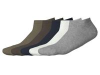 esmara Men 5 Paar sneakersokken (wit/grijs/groen/marineblauw, 39-42) - thumbnail