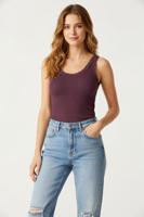 Only Onlsara Sharai Life Tank Top Jrs Noos Tops En Singlets 4895921 Burgundy - thumbnail