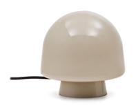 Kave Home Tafellamp 'Reig' Glas, 20cm, kleur Beige - thumbnail