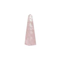 Edelsteen Roze Kwarts Obelisk 65 mm - thumbnail
