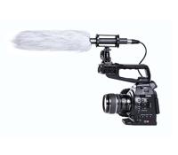 Nieuws Gathering Interview-microfoon XLR-kanon voor Canon, BOYA BY-BM6060, Boom-microfoon met voorruit en schokbestendige houder voor Nikon, D800, Sony, YouTube-camcorder - thumbnail