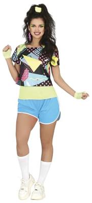 80's Gymnast Dames Kostuum