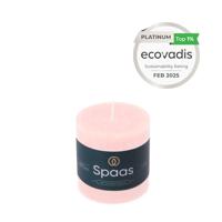 Kaars rustiek 70/70 mm lichtroze Spaas - Spaas - thumbnail