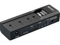 Sandberg USB Cloner+Dock M2+NVMe+SATA USB 3.2 Gen 2 (3.1 Gen 2) Type-C Zwart - thumbnail