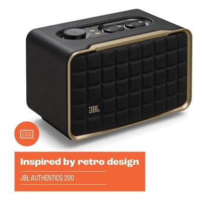 JBL Authentics 200 Wifi speaker Zwart