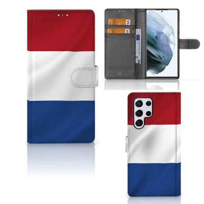 Samsung Galaxy S22 Ultra | Bookstyle Case | Nederlandse Vlag
