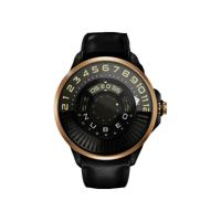 Nubeo Continuum Edelstaal Leer 45mm NB-6008-03 - thumbnail