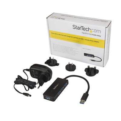 USB-HUB Startech ST4300MINI Zwart
