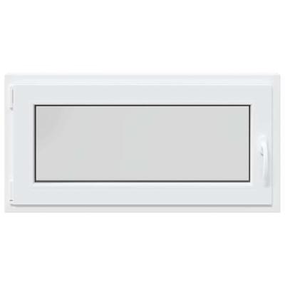 Kelderraam "RISOR" 100x50 cm draai-kiep DIN links wit