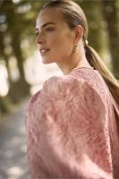 Hanne jacquard jacket - dusty pink - 13272 - thumbnail