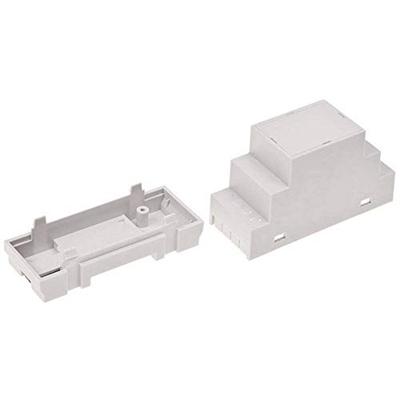 TRU COMPONENTS TC-7910800 DIN-rail-behuizing 35 x 90 x 65 ABS-V0 Grijs 1 stuk(s)