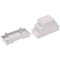 TRU COMPONENTS TC-7910800 DIN-rail-behuizing 35 x 90 x 65 ABS-V0 Grijs 1 stuk(s) - thumbnail