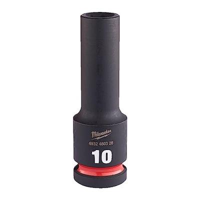 Milwaukee ShockWave™ Krachtdop 1/2" | lang | 10mm - 4932480328 Milwaukee ShockWave™ Krachtdop 1/2" | lang | 10mm - 4932480328