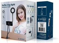 LED-selfiering met telefoonhouder - thumbnail