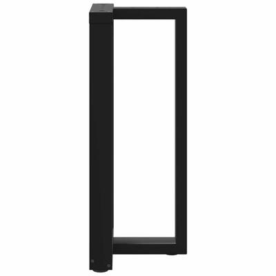 Bartafelpoten 2 st T-vormig 40x35x(90-91) cm staal zwart - thumbnail