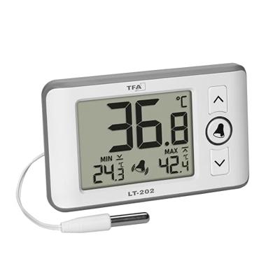 TFA Dostmann Digitales Profi-Thermometer mit Kabelfühler LT 202 30.1052.02 Thermometer Wit TFA Dostmann Digitales Profi-Thermometer mit Kabelfühler LT 202 30.1052.02 Thermometer Wit