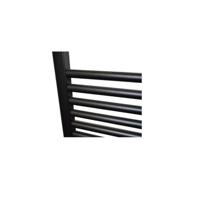 Sanicare Design Radiator - 111.8x60cm - 730W - recht - mat zwart HRA 601118A - thumbnail