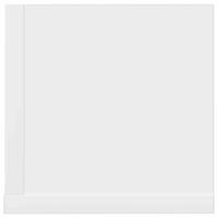 Wandschappen 2 st 100x16,5x16,5 cm bewerkt hout wit - thumbnail