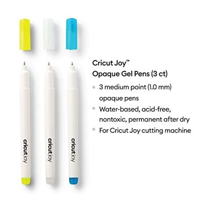 Cricut Joy™ Gel 1,0 mm, 3er Stiftset Wit, Blauw, Geel Cricut Joy™ Gel 1,0 mm, 3er Stiftset Wit, Blauw, Geel