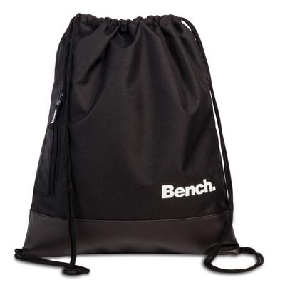 Bench gymtas met trekkoorden 11 liter zwart Bench gymtas met trekkoorden 11 liter zwart
