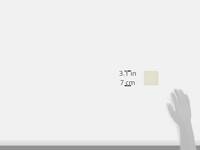 Zelfklevende briefjes Milan Geel Wit 76 x 76 mm (10 Stuks) - thumbnail